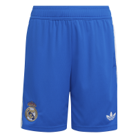 adidas Real Madrid 3rd Shorts 25/26 Kinder - blau/weiß