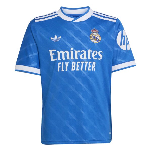 adidas Real Madrid 3rd Trikot 25/26 Kinder - blau/weiß