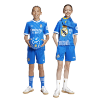 adidas Real Madrid Junior-Ausweich-Trikotset 25/26 Kinder - blau/weiß