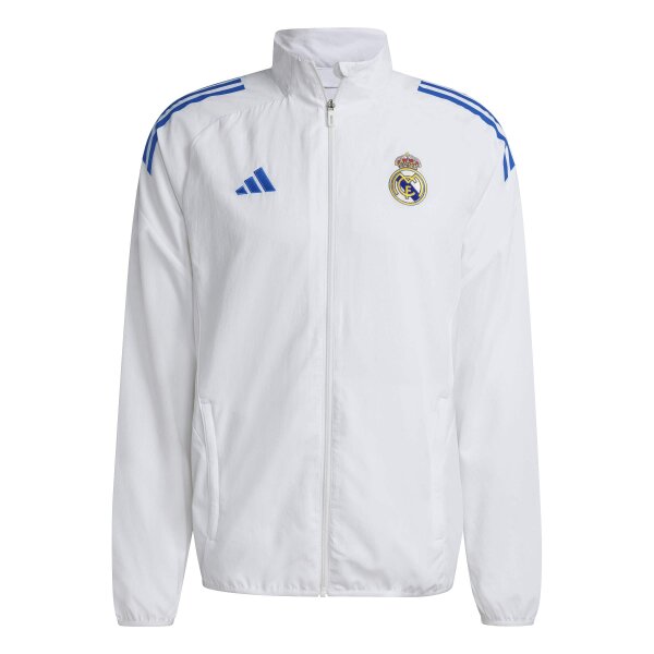 adidas Real Madrid Tiro 25 Competition Präsentationsjacke 25/26 Herren - weiß/blau