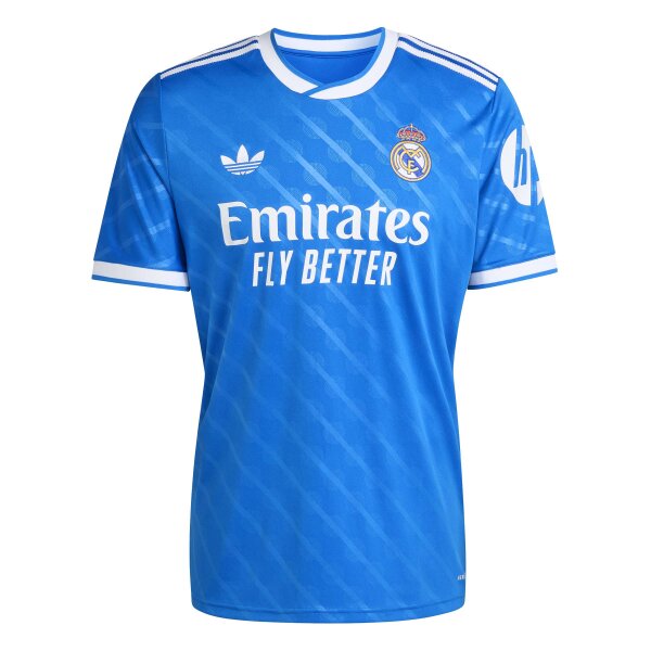 adidas Real Madrid 3rd Trikot 25/26 Herren - blau/weiß