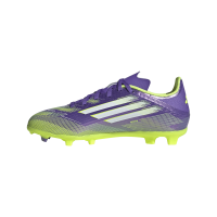 adidas F50 League FG/MG Kinder - lila/grün/weiß