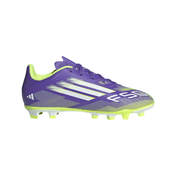 adidas F50 Club FG/MG Kinder - lila/weiß/grün