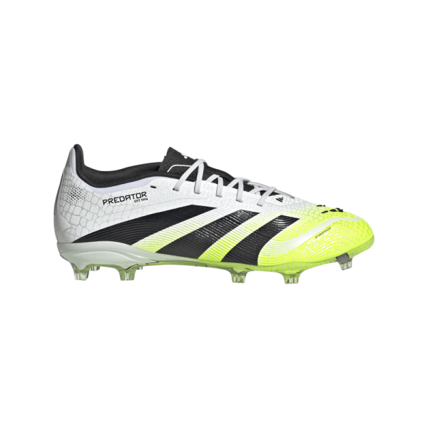 adidas Predator Elite FG Kinder - weiß/schwarz/gelb