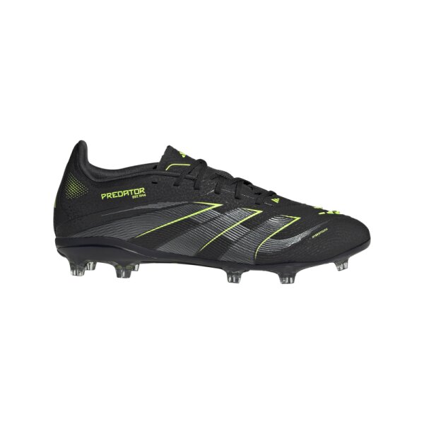 adidas Predator Elite FG Kinder - schwarz/silber/gelb - 34