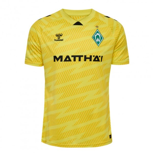 hummel SV Werder Bremen Torwarttrikot 25/26 Kinder - gelb/schwarz