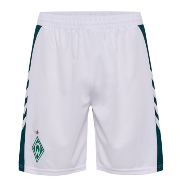 hummel SV Werder Bremen Shorts Home 25/26 Herren - weiß/grün