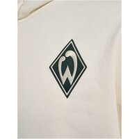 hummel SV Werder Bremen Travel Hoodie 25/26 Kinder - beige/schwarz