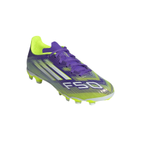 adidas F50 League MG Kinder - lila/weiß/gelb