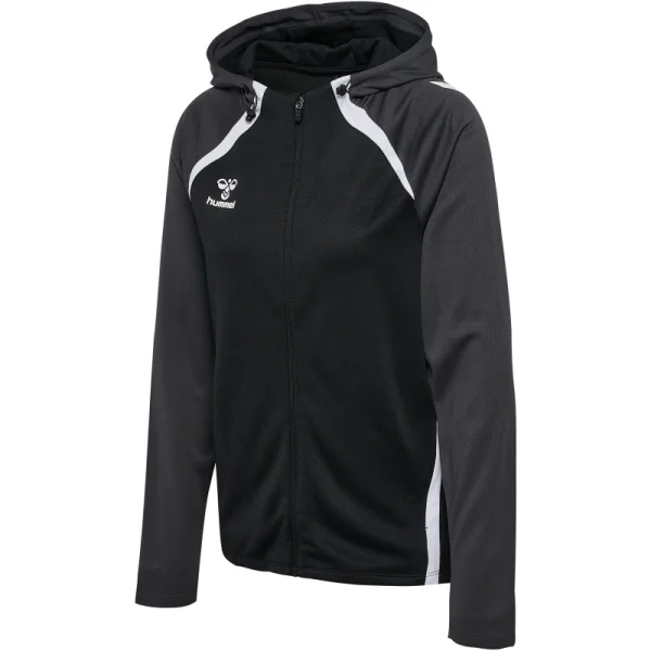 hummel hmlLEAD 2.0 Kapuzenjacke Damen - black/asphalt