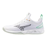 Mizuno Wave Luminous 3 Hallenschuhe Herren - weiß/schwarz/grün