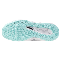 Mizuno Wave Luminous 3 Hallenschuhe Damen - weiß/silber/türkis