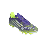adidas F50 League MG Herren - lila/weiß/gelb