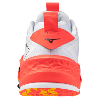 Mizuno Wave Stealth Neo 2 Hallenschuhe Herren - weiß/schwarz/orange