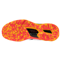 Mizuno Wave Stealth 6 Hallenschuhe Herren - weiß/schwarz/orange