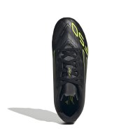 adidas F50 Club Fußballschuhe Kinder - core black/iron met./lucid lemon