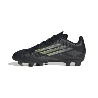 adidas F50 Club Hart- Und Aschenplätze Fußballschuhe Kinder Kinder - core black/iron met./lucid lemon
