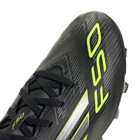 adidas F50 Club Hart- Und Aschenplätze Fußballschuhe Kinder Kinder - core black/iron met./lucid lemon