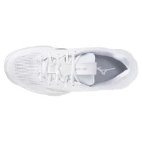 Mizuno Wave Stealth 6 Hallenschuhe Damen - weiß/türkis