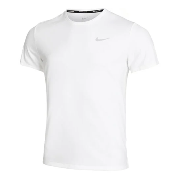 Nike Dri-Fit UV Miler Laufshirt Herren - weiß