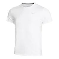 Nike Dri-Fit UV Miler Laufshirt Herren - weiß