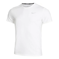 Nike Dri-Fit UV Miler Laufshirt Herren - weiß
