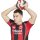 adidas Eintracht Frankfurt Trikot Home 25/26 Herren - schwarz/rot