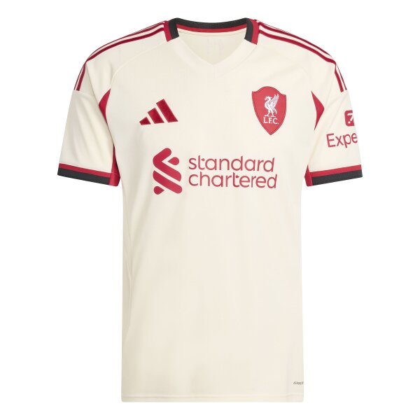 adidas FC Liverpool Trikot Away 25/26 Herren - weiß/rot/schwarz