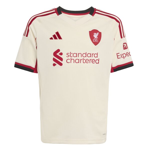 adidas FC Liverpool Trikot Away 25/26 Kinder - weiß/rot/schwarz