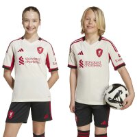 adidas FC Liverpool Trikot Away 25/26 Kinder - weiß/rot/schwarz
