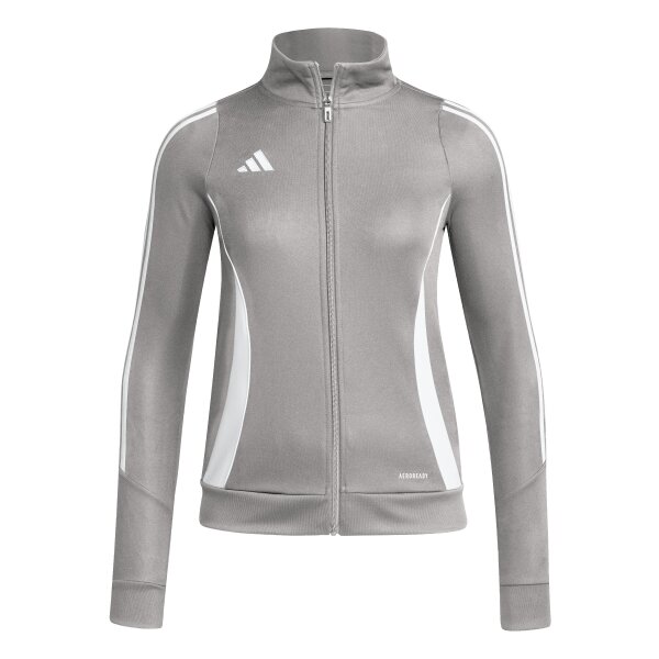 adidas Tiro 24 Trainingsjacke Damen - grau/weiß