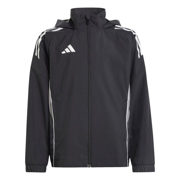 adidas Tiro 25 Competition Allwetterjacke Kinder - schwarz/weiß -