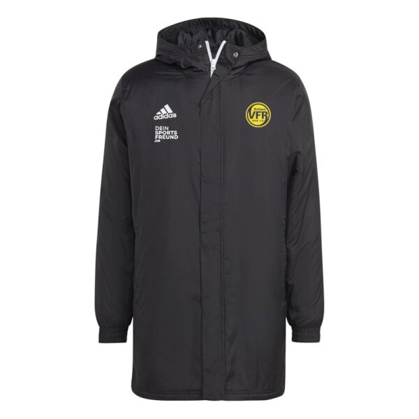 VfR Büttgen Radsport x adidas Entrada 22 Stadionjacke Herren - schwarz/weiß/gelb