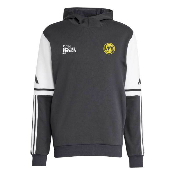 VfR Büttgen Radsport x adidas Squadra 25 Sweat Hoodie Herren - schwarz/weiß/gelb