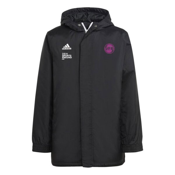 VfR Büttgen Radsport x adidas Entrada 22 Stadionjacke Kinder - schwarz/weiß/pink