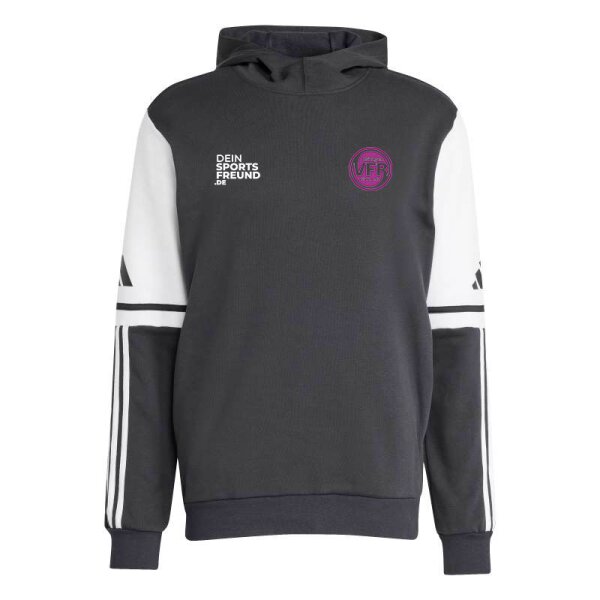 VfR Büttgen Radsport x adidas Squadra 25 Sweat Hoodie Herren - schwarz/weiß/pink
