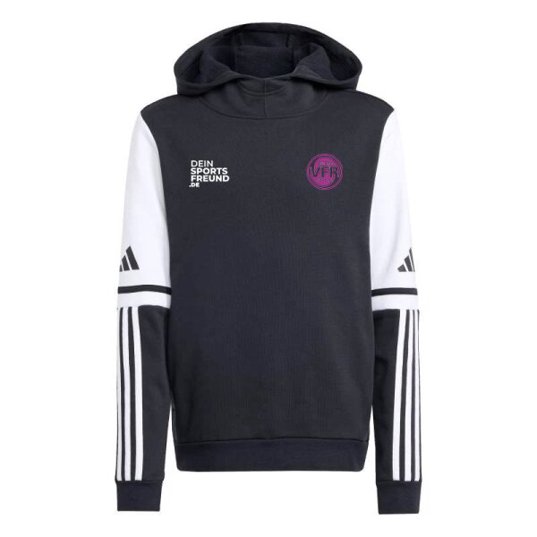 VfR Büttgen Radsport x adidas Squadra 25 Sweat Hoodie Kinder - schwarz/weiß/pink
