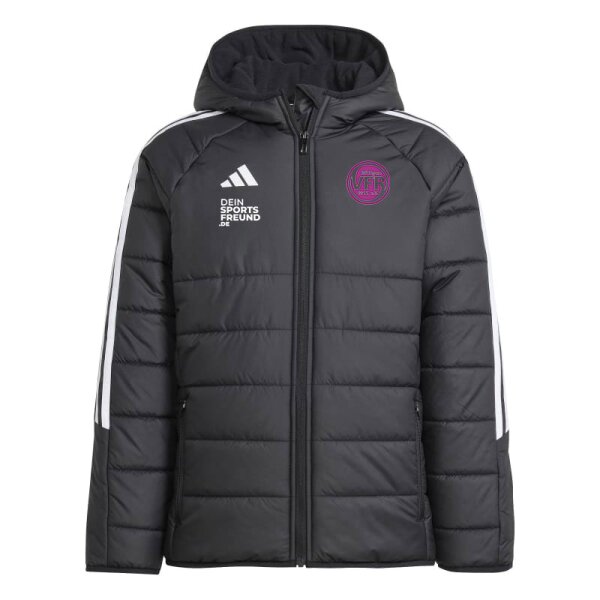 VfR Büttgen Radsport x adidas Tiro 24 Winterjacke Kinder - schwarz/weiß/pink