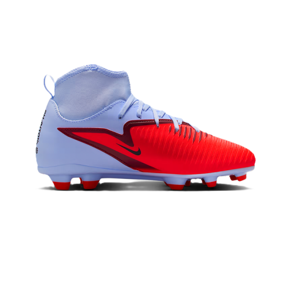 Nike Phantom 6 High Club FG/MG Kinder - hellblau/rot/schwarz