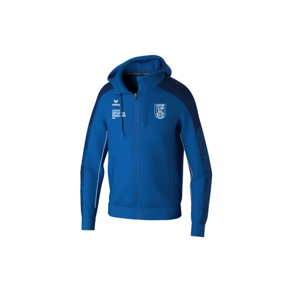 SV Bergfried Leverkusen x Erima Evo Star Trainingsjacke mit Kapuze Kinder - new royal/new navy