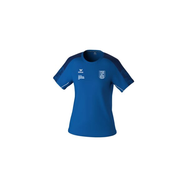 SV Bergfried Leverkusen x Erima Evo Star T-Shirt Damen - new royal/new navy