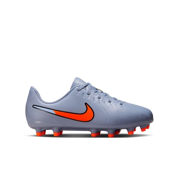 Nike Tiempo Legend 10 Club FG/MG Kinder Scary Good - hellblau/orange/schwarz