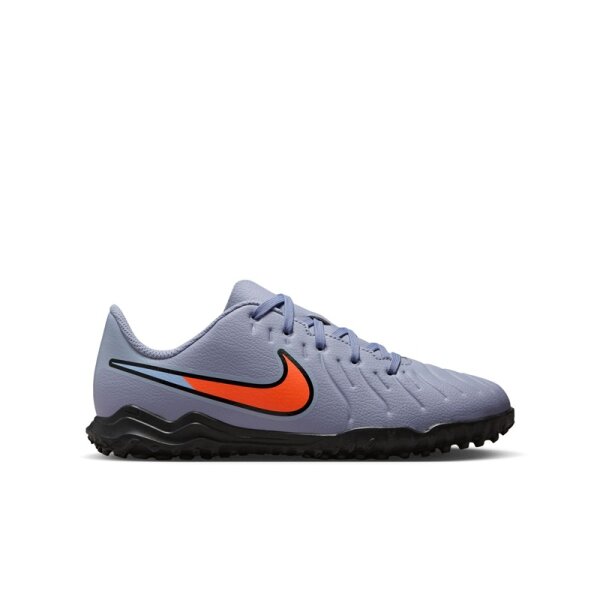 Nike Tiempo Legend 10 Club TF Kinder Scary Good - hellblau/orange/schwarz
