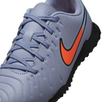 Nike Tiempo Legend 10 Club TF Kinder Scary Good - hellblau/orange/schwarz