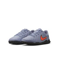 Nike Tiempo Legend 10 Club TF Kinder Scary Good - hellblau/orange/schwarz