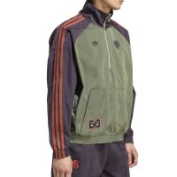 adidas FC Bayern München Terrace Icons Jacke 25/26 Herren - grün/schwarz/rot