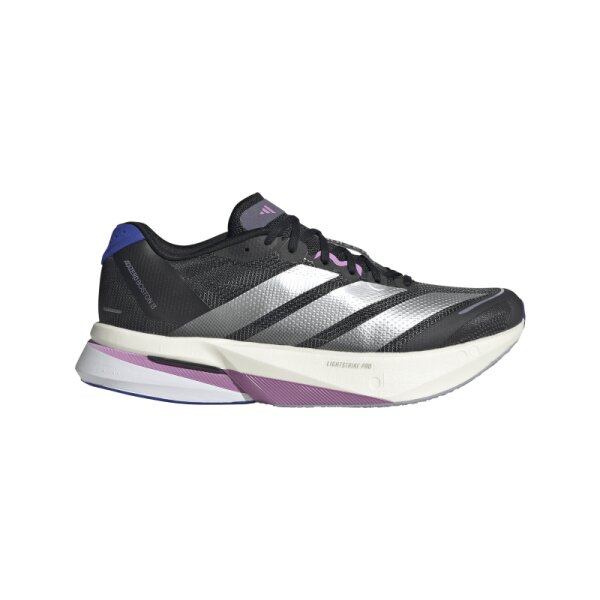 adidas Adizero Boston 13 Laufschuhe Damen - schwarz/silber/rosa -