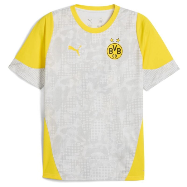 Puma Borussia Dortmund Trainingsshirt 25/26 Herren - grau/gelb