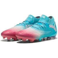 Puma Future 8 Ultimate Re-Charge FG Herren - hellblau/pink/weiß
