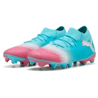 Puma Future 8 Match Re-Charge FG/AG Herren - hellblau/pink/weiß